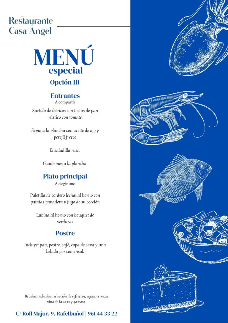Menu especial grupos - Casa Ángel (1)